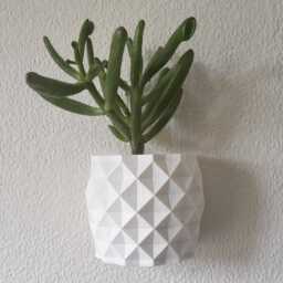 Geometric Wall Planter Eco-Friendly Plant Pot For Vertical Garden - thumbnail 3