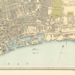 Old Dundee Map - Plan Of Dundee, Scotland 1912 Scottish Maps -Fife Firth Tay - thumbnail 2
