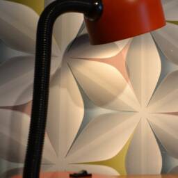 Vintage 1970S Orange Table Lamp - thumbnail 4