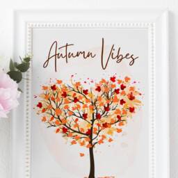 Autumn Vibes Watercolor Tree Print Seasonal Home Decor - PDF - thumbnail 2