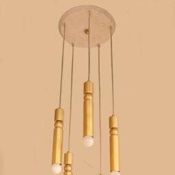 Hang Brass Ceiling Lamp Gold Chandelier Decor Vanity Light Fixture Candlesticks Mid Century - Or Model Ranor Lighting Design #120 - thumbnail 1