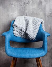 Grey Stripe Blanket - thumbnail 1