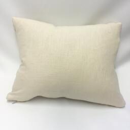 Geometric Embroidered Lumbar Pillow Cover - Modern Farmhouse Decor - thumbnail 4