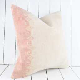 Vintage Turkish Kilim Pillow Cover 20x20 Inch, Handmade Throw - thumbnail 3