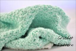 Evie Blanket Crochet Baby Pattern/Easy Beginner Afghan - thumbnail 1