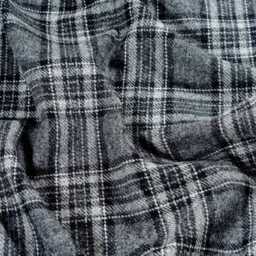 Harris Tweed Birch Tartan - Luxury Pure Wool Lap Blanket 75x100cm/30x39 - thumbnail 2