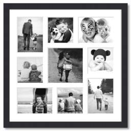Large Multi Photo Picture Frame - Holds 9 Photos Black - thumbnail 2