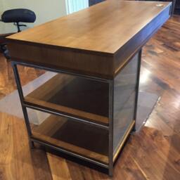 Wood & Metal Desk - thumbnail 2