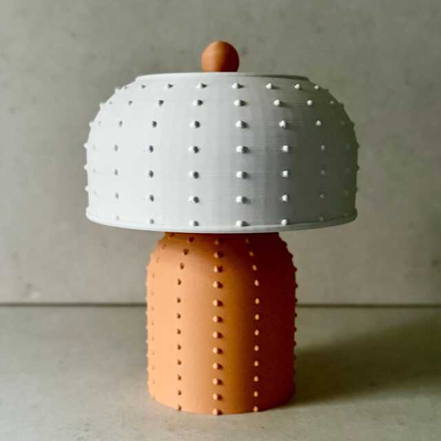 "Orange ""stud Lamp" - image 1