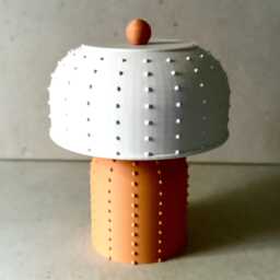 "Orange ""stud Lamp" - thumbnail 2