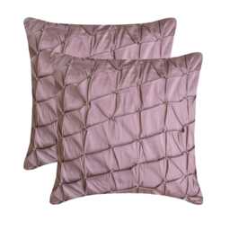 "Decorative Knots, Pintuck, Textured Toss Pillow Cover 16""x16" - thumbnail 3