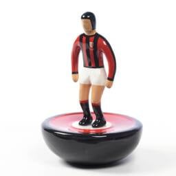 Handmade Ac Milan Ceramic Soccer Player Statue Retro Football Gift - 30x19 cm - thumbnail 3