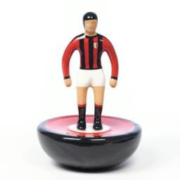 Handmade Ac Milan Ceramic Soccer Player Statue Retro Football Gift - 30x19 cm - thumbnail 1