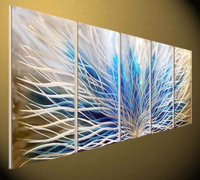 Abstract Metal Wall Art Sculpture, Modern Hanging Decor - image 1