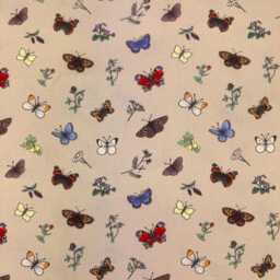 Custom Roman Blind - Emma Lawrence Flutter & Fern Linen , Made To Measure Window Treatment - thumbnail 2