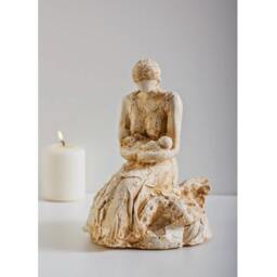 Twins - Original Sculpture Of Mother & Twin Babies - thumbnail 2