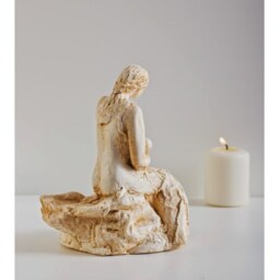 Twins - Original Sculpture Of Mother & Twin Babies - thumbnail 4