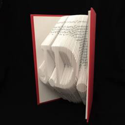 J.d. Jd Initials Juris Doctor Degree Of Jurisprudencer Graduation Gift Graduate Folded-Book Art Sculpture - thumbnail 2