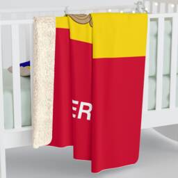 Andora Fleece Blanket, Flag Of Andora, Custom Personalized Country Gift - thumbnail 4