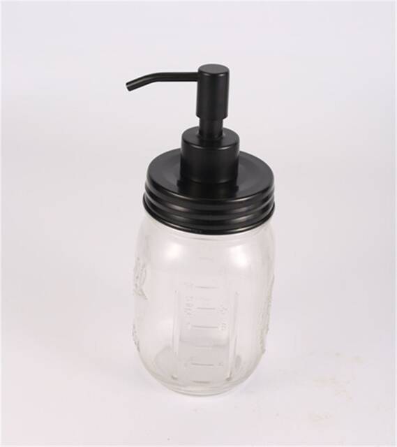 100 Packs Black Soap Dispenser For Mason Jars Rustproof 304 Stainless Steel Small Head Pump Diy No - image 1