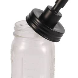 100 Packs Black Soap Dispenser For Mason Jars Rustproof 304 Stainless Steel Small Head Pump Diy No - thumbnail 3