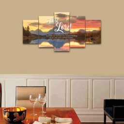 Proverbs 35-6 #39 Niv Trust in The Lord Bible Verse Canvas - Christian Scripture Religious Wall Art Home Decor Paintings - thumbnail 2