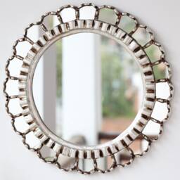 "Peruvian Mirrors ""Armoniosa Plata Plus 40cm" - thumbnail 1