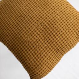 Set Of 2 Waffle Pillow Covers, Linen Shams, Throw Pillows, Textured Pillows, Decorative Pillows - thumbnail 2