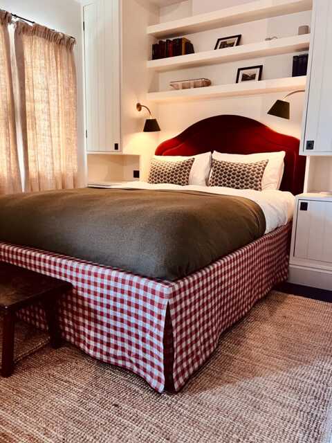 Custom Box Pleat Straight Bed Valance in A Range Of Fabrics - image 1