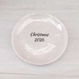 Personalised First Christmas Ornament 2026, Custom Keepsake Plate, Newlywed Gift, Couples Decoration - thumbnail 3