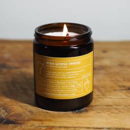 Gorse Donegal Irish Soy Candle - Hand Poured in Ireland Coconut Scent Housewarming Gift - thumbnail 1