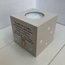 Auntie & Uncle Personalised Candle Gift Auntie Aunty Aunt ~ Great Or Any Name. Shabby Chic Style Birthday Christmas Etc - thumbnail 2