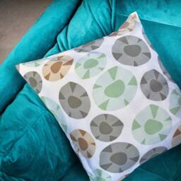 "Scandi Abstract Floral Cushion Covers - Mix ""N Match Throw Pillow 18" - thumbnail 2