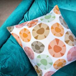 "Scandi Abstract Floral Cushion Covers - Mix ""N Match Throw Pillow 18" - thumbnail 3
