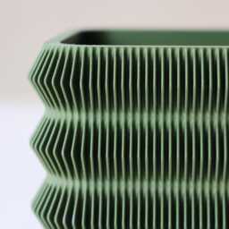 Modern Rectangular Planter With Texture - Indoor Plant Pot Gift For Succulent Lovers - thumbnail 4