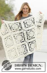 Blanket Crochet Wool, Check Pattern, Handmade. Choose The Color - thumbnail 2