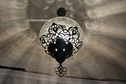 Free Shipping Hanging Lamp, Light, Moroccan Light, Moroccan Lighting, Turkish Pendant, Moroccan Lantern - thumbnail 1