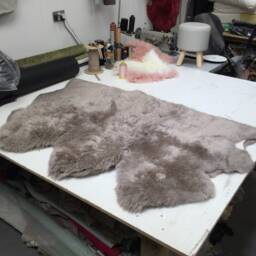 xxl Cream Sheepskin Rug Luxurious Oyster White Australian Pelt - thumbnail 3