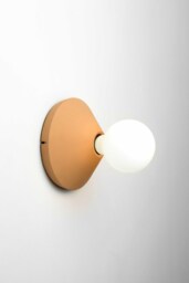 Amber Yellow Concrete Ceiling/Wall Lamp Minimalist Italian Lighting - thumbnail 1