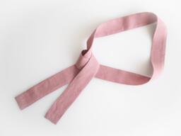 Dusty Pink Linen Curtain Tie Back, Mediumweight Fabric, Accessories - thumbnail 1