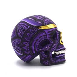 Hand Made Resin Skull, Hand Painted, Tribal Skull Art, Homeware - thumbnail 3