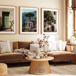 Italy Set Of 3 Wall Art Travel Poster, Art, Home Decor, Photography Mediterranean City Gift - thumbnail 2