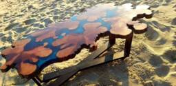 Dining Table Wood, Resin Table, Epoxy River Furniture, Live Edge Table, Dining Room Furniture