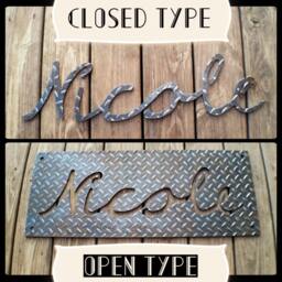 Custom Metal Business Logo Sign Steel Wall Decor - thumbnail 3