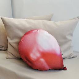 Red Balloon Pillow Funny Party Decor Cushion, Kid's Plushie - thumbnail 3