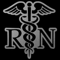 Registered Nurse - Rn Logo Metal Wall Decor - thumbnail 3