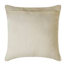 "Art Silk Ivory Gold Toss Pillow Cover 16""x16" - thumbnail 3