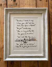 Framed Print From The Boy Mole Fox & Horse By Charlie Mackesy - thumbnail 1