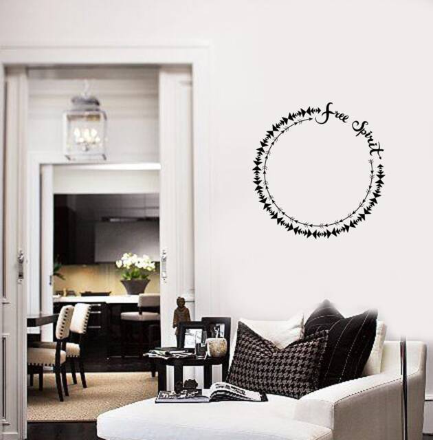 Free Spirit Vinyl Wall Decal Arrows Ethnic Style Home Interior Stickers Mural - #2910Di - image 1