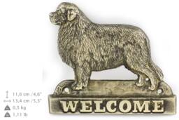 Newfoundland, Dog Welcome, Hanging Decoration, Limited Edition, Artdog - thumbnail 1